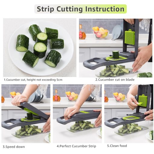 Kitchen Vegetable Mandoline Slicer - Bild 5