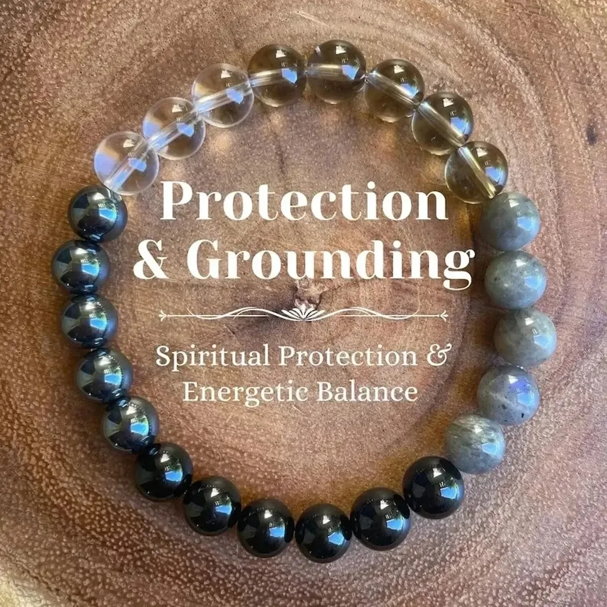 6 Beaded Bracelets, Money Bracelets, Empathy Protection Bracelets, Grounding Protection Bracelets, Self-Love Bracelets